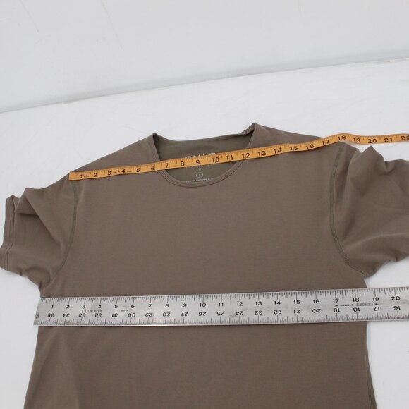 BYLT Shirt Mens Small Drop Cut Short Sleeve Lux Crew Neck Stretch Casual green - Picture 9 of 9